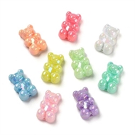 60 ass. bamse perler med AB glans